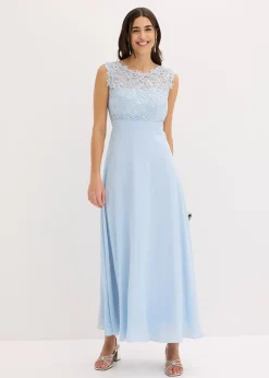 Robe longue avec dentelle