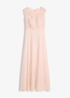 Robe longue avec dentelle