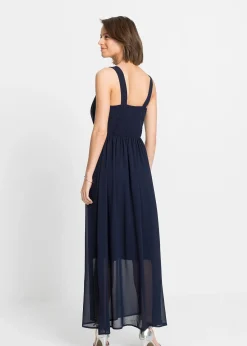 Robe longue avec strass
