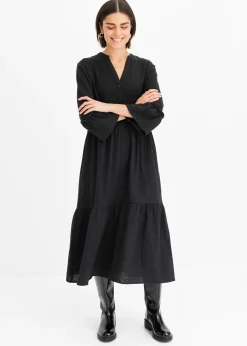 Robe longue en gaze de coton douce