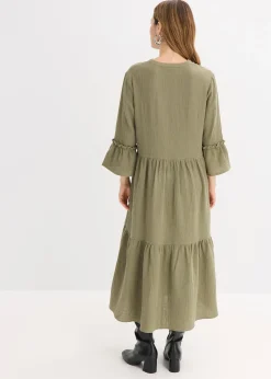 Robe longue en gaze de coton douce