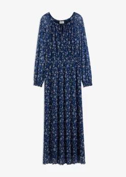 Robe longue en mesh