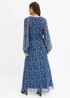 Robe longue en mesh