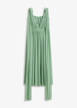 Robe longue en mesh, avec plusieurs façons de la porter