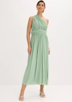 Robe longue en mesh, avec plusieurs façons de la porter