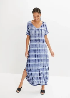 Robe longue en viscose fluide