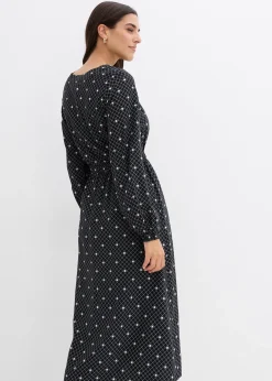 Robe longue en viscose fluide
