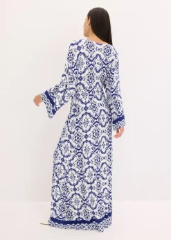 Robe longue et douce en jersey viscose