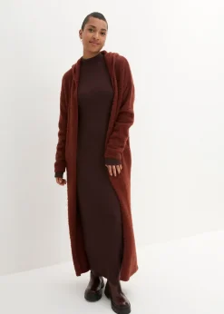 Robe longue et fluide en fine maille