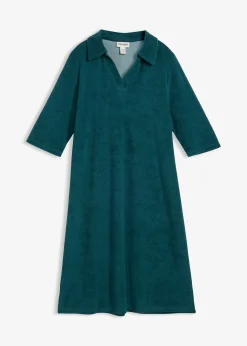 Robe midi avec col polo