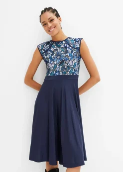 Robe midi avec dentelle