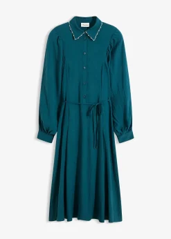 Robe midi avec perles