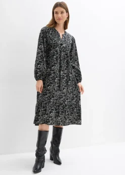 Robe midi en coton