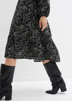 Robe midi en coton