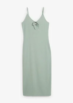 Robe midi en crêpe léger