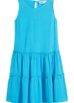 Robe midi en gaze de coton légère