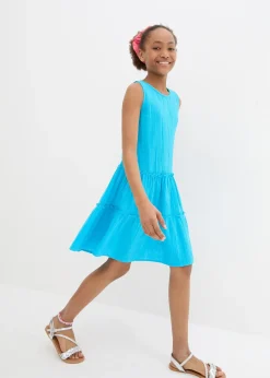 Robe midi en gaze de coton légère