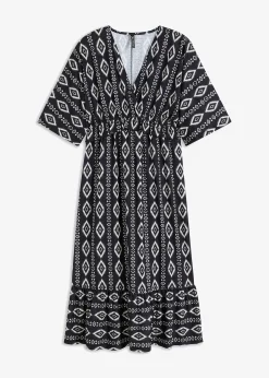 Robe midi en jersey