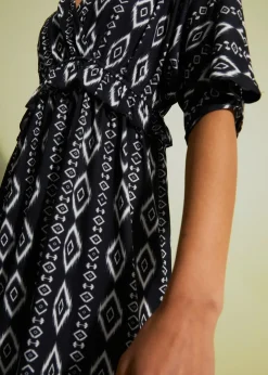 Robe midi en jersey
