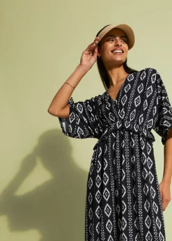 Robe midi en jersey