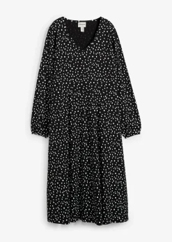 Robe midi en jersey coton