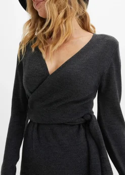 Robe midi en maille