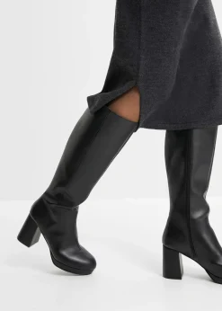 Robe midi en maille