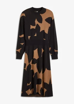 Robe midi en maille