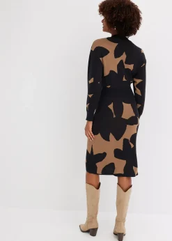 Robe midi en maille