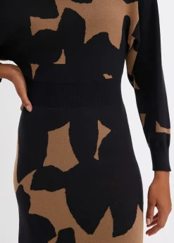 Robe midi en maille