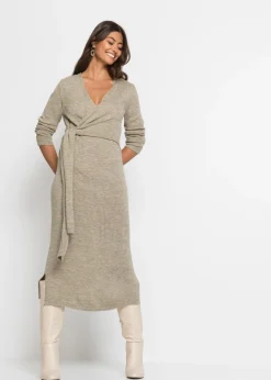 Robe midi en maille
