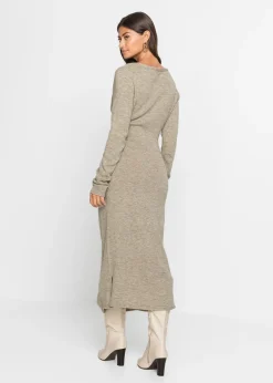 Robe midi en maille
