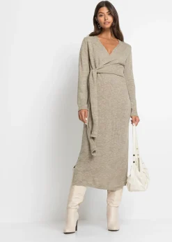 Robe midi en maille