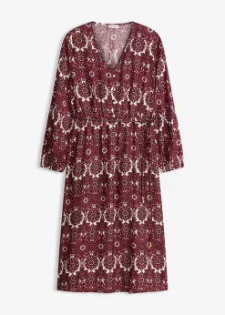 Robe midi en matière douce