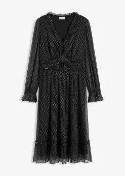 Robe midi en mesh
