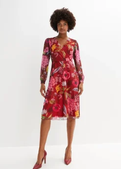 Robe midi en mesh