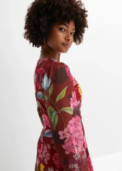 Robe midi en mesh