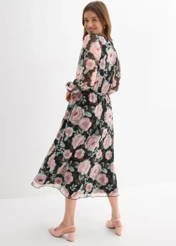 Robe midi en mesh doux