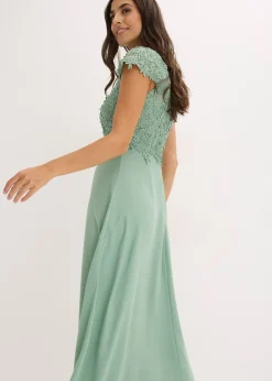 Robe midi en tulle délicat avec dentelle