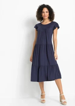 Robe midi en viscose