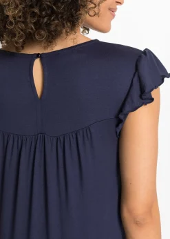 Robe midi en viscose