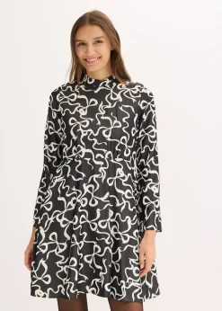 Robe midi fluide en viscose mélangée