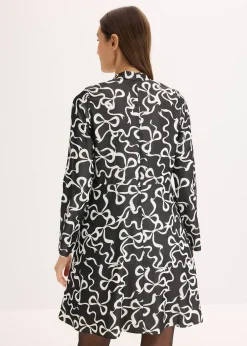 Robe midi fluide en viscose mélangée