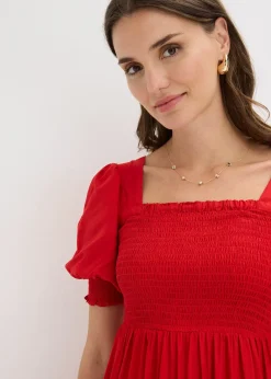 Robe midi imprimée