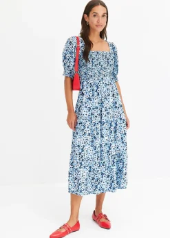 Robe midi imprimée