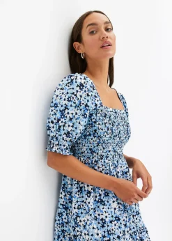 Robe midi imprimée