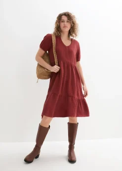 Robe oversize en gaze de coton