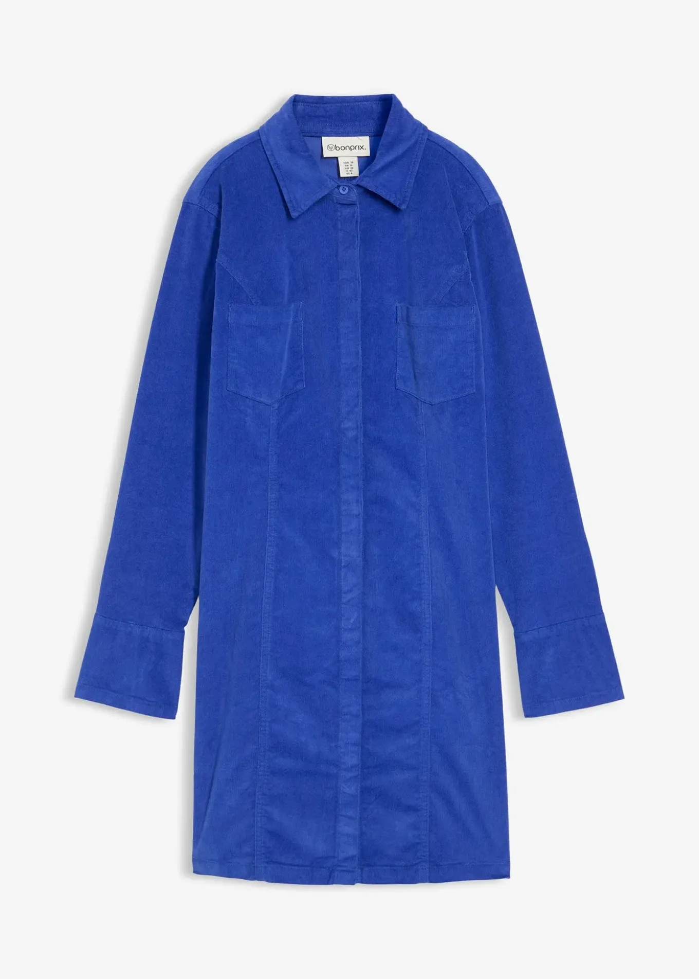 Robe près du corps en velours côtelé
