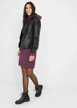 Robe sweat à capuche