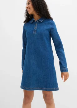 Robe trapèze en jean